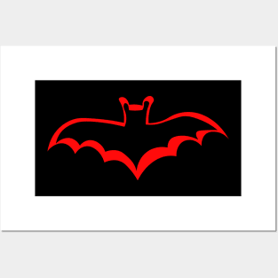 Halloween bat Posters and Art